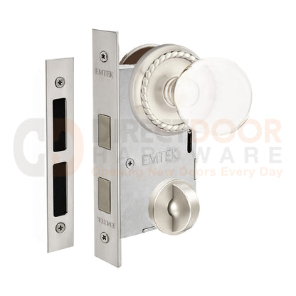 Emtek Bristol Interior Mortise Knob with Rope Rosette