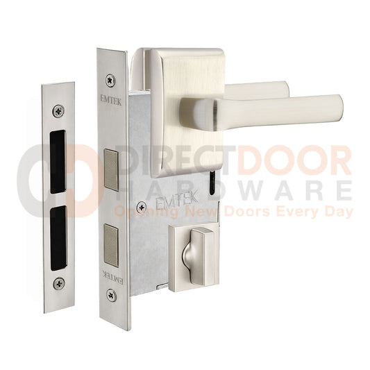 Emtek Spencer Interior Mortise Lever with Neos Rosette