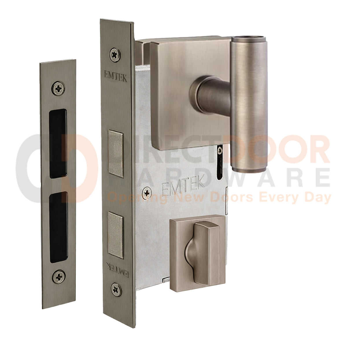 Emtek Ace Interior Mortise Knob with Square Rosette