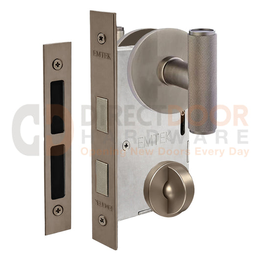 Emtek Ace Knurled Interior Mortise Knob with Disk Rosette