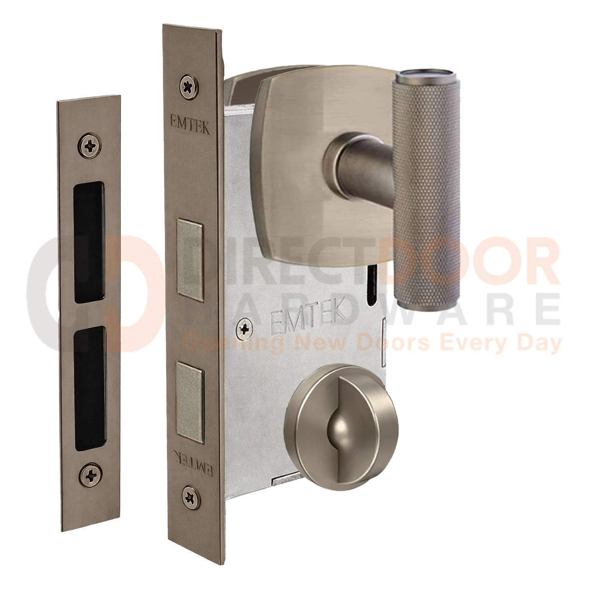 Emtek Ace Knurled Interior Mortise Knob with Urban Rosette
