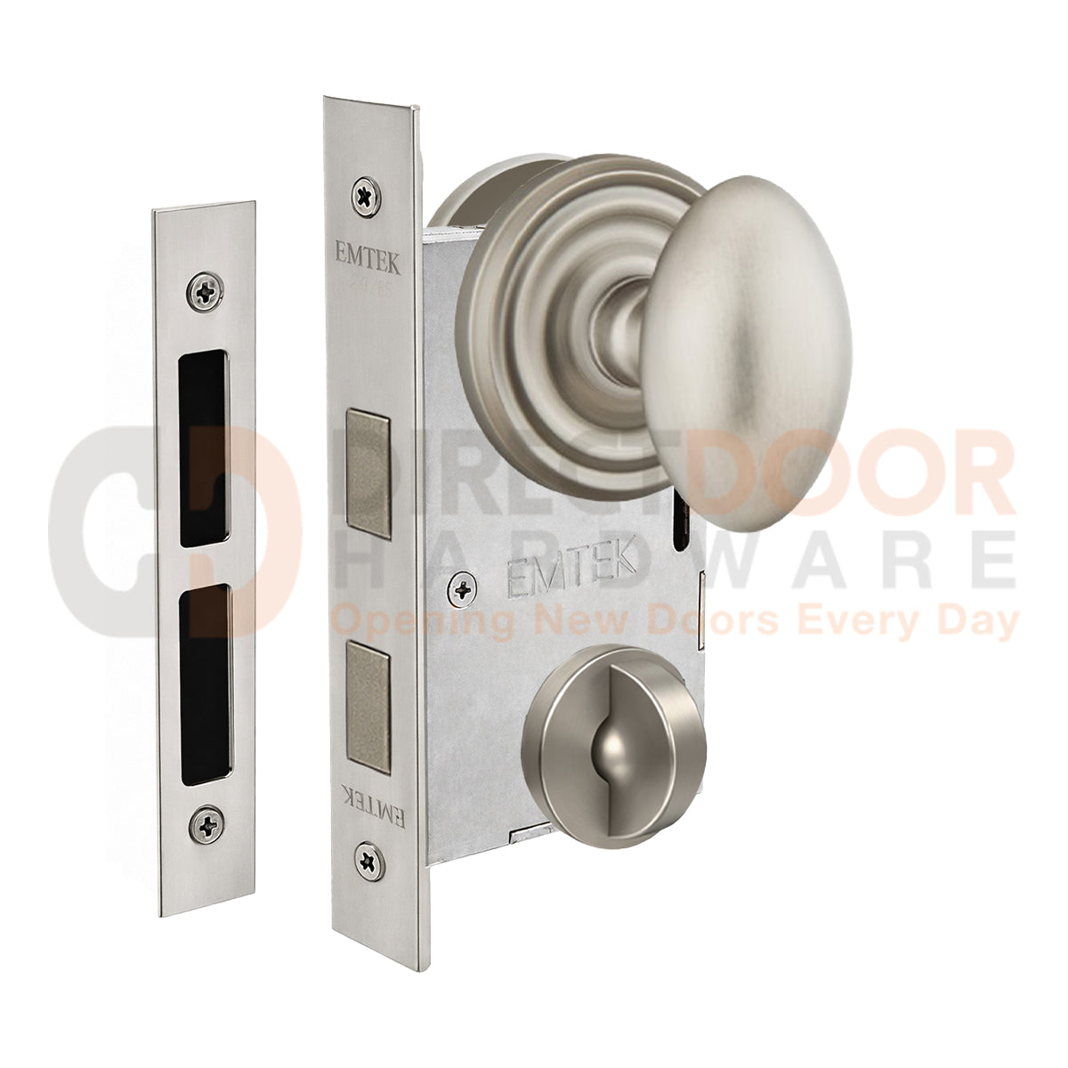 Emtek Egg Interior Mortise Knob with Regular Rosette