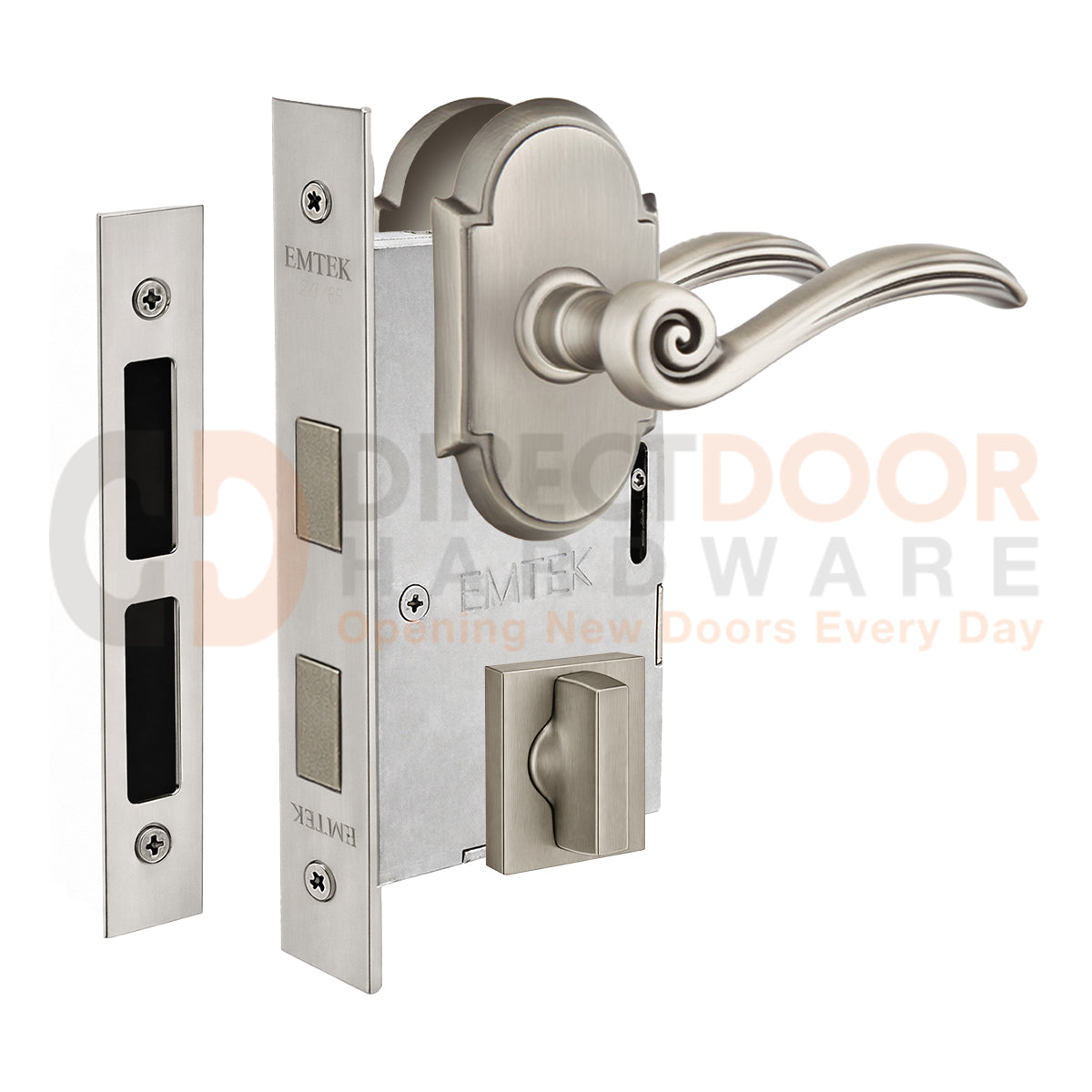 Emtek Elan Interior Mortise Lever with #8 Rosette