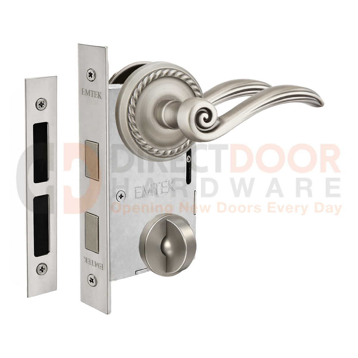 Emtek Elan Interior Mortise Lever with Rope Rosette