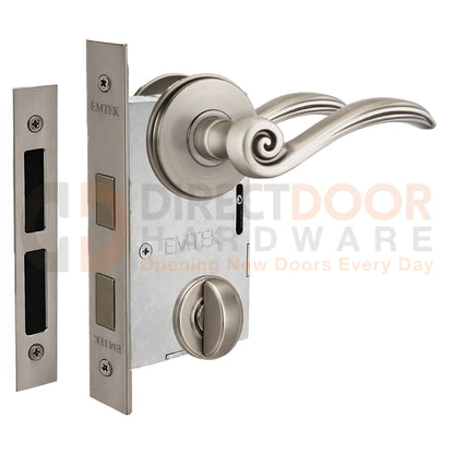 Emtek Elan Interior Mortise Lever with Watford Rosette
