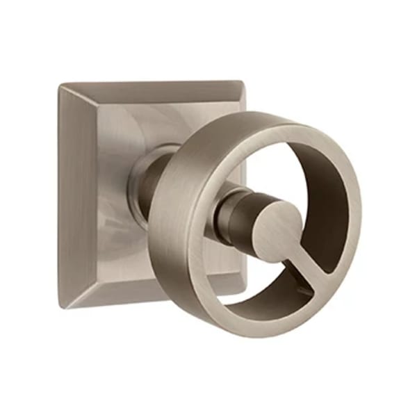 Emtek Spoke Interior Mortise Knob with Quincy Rosette