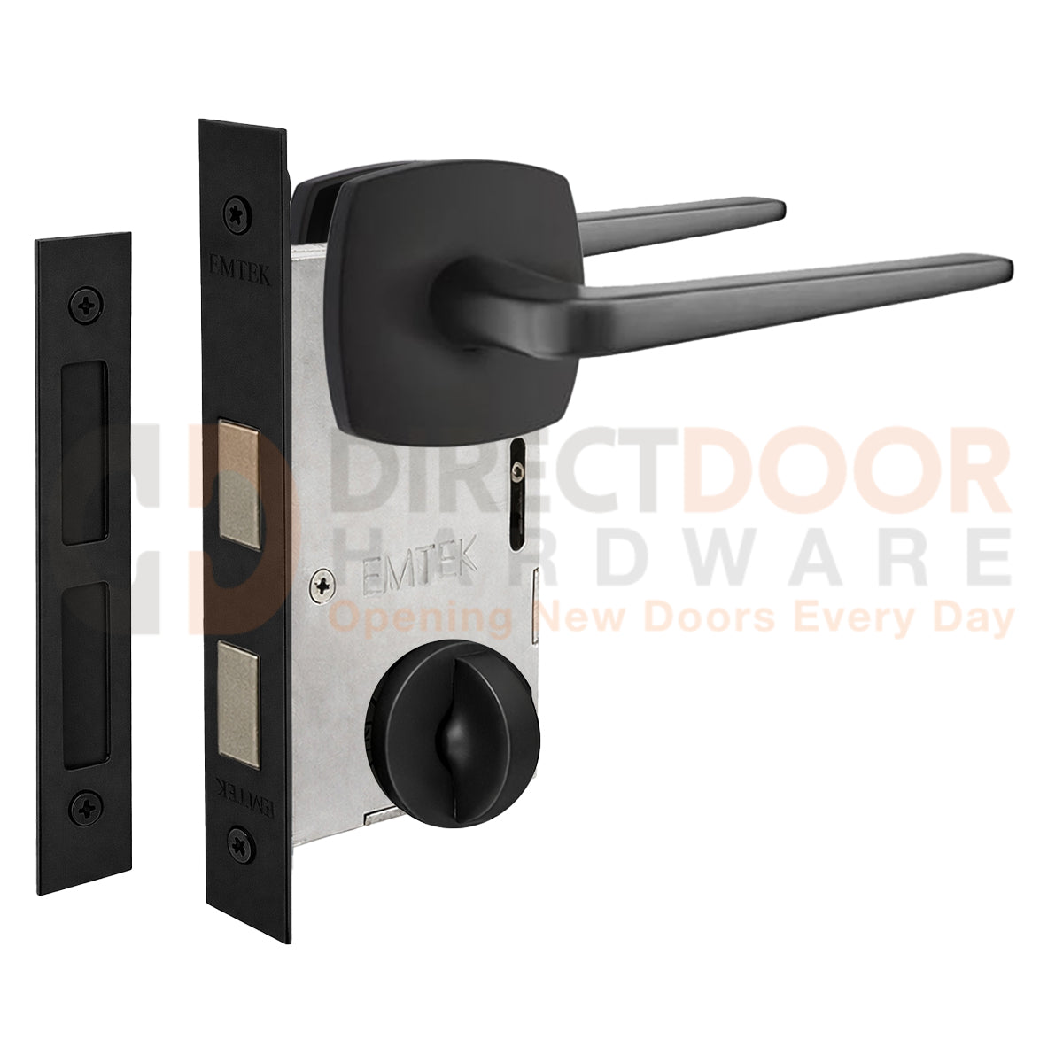 Emtek Athena Interior Mortise Lever with Urban Rosette