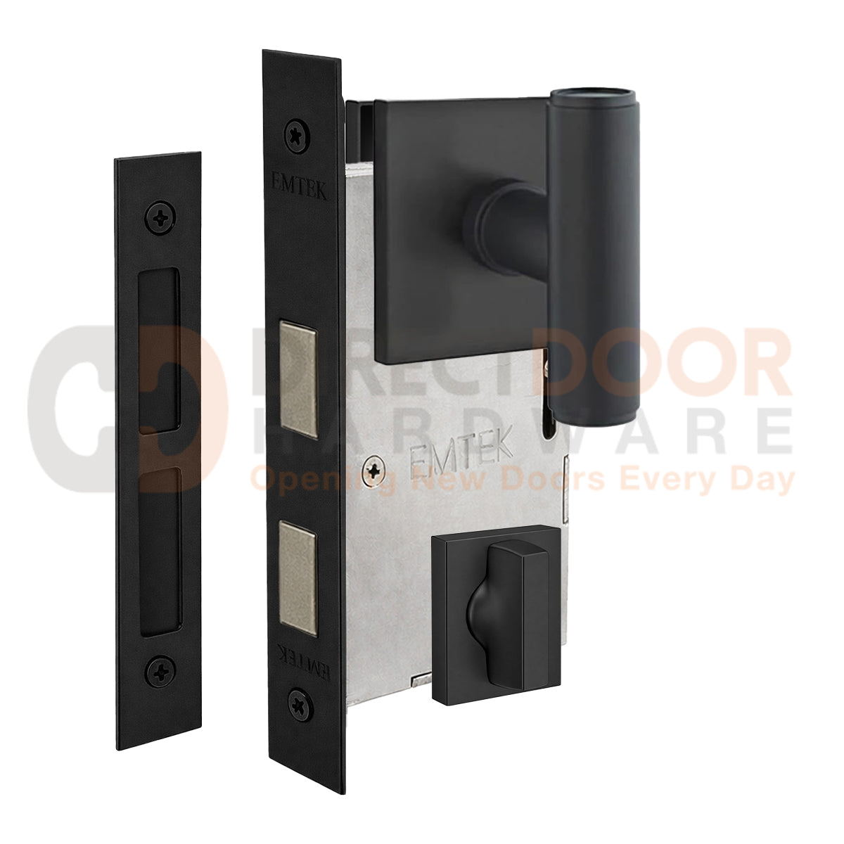 Emtek Ace Interior Mortise Knob with Square Rosette