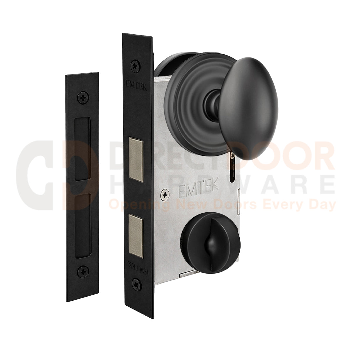 Emtek Egg Interior Mortise Knob with Regular Rosette