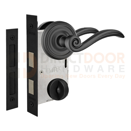 Emtek Elan Interior Mortise Lever with Regular Rosette
