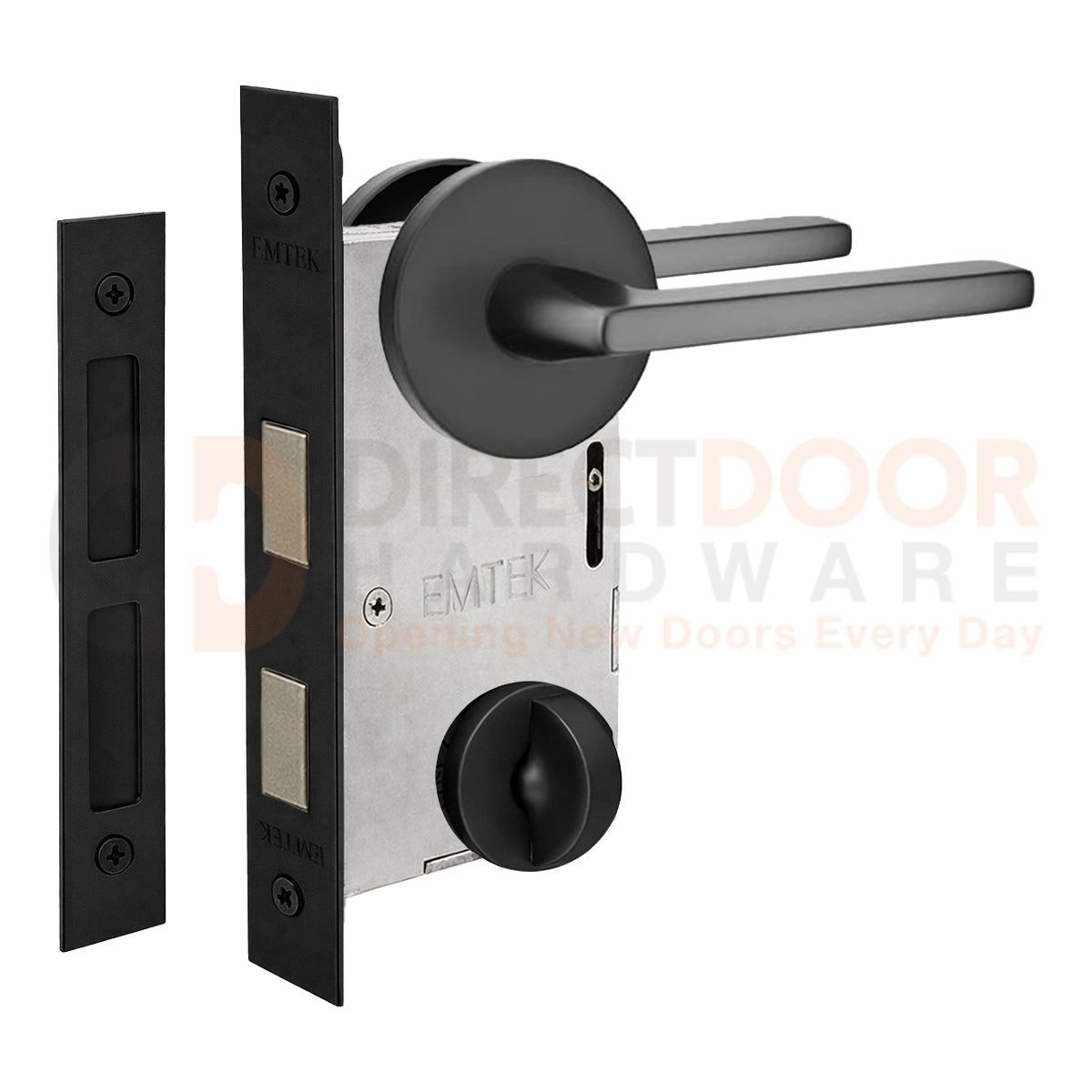 Emtek Helios Interior Mortise Lever with Disk Rosette