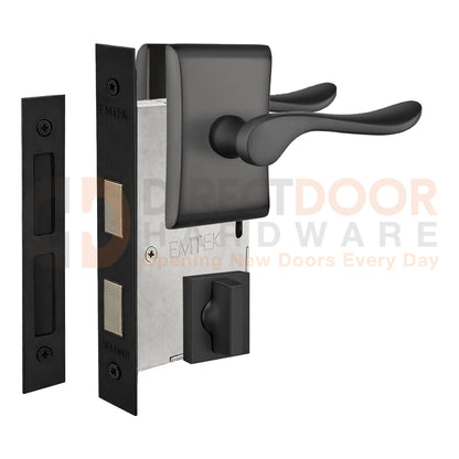 Emtek Luzern Interior Mortise Lever with Neos Rosette