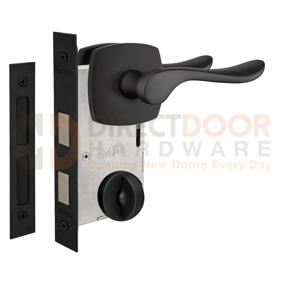 Emtek Luzern Interior Mortise Lever with Urban Rosette