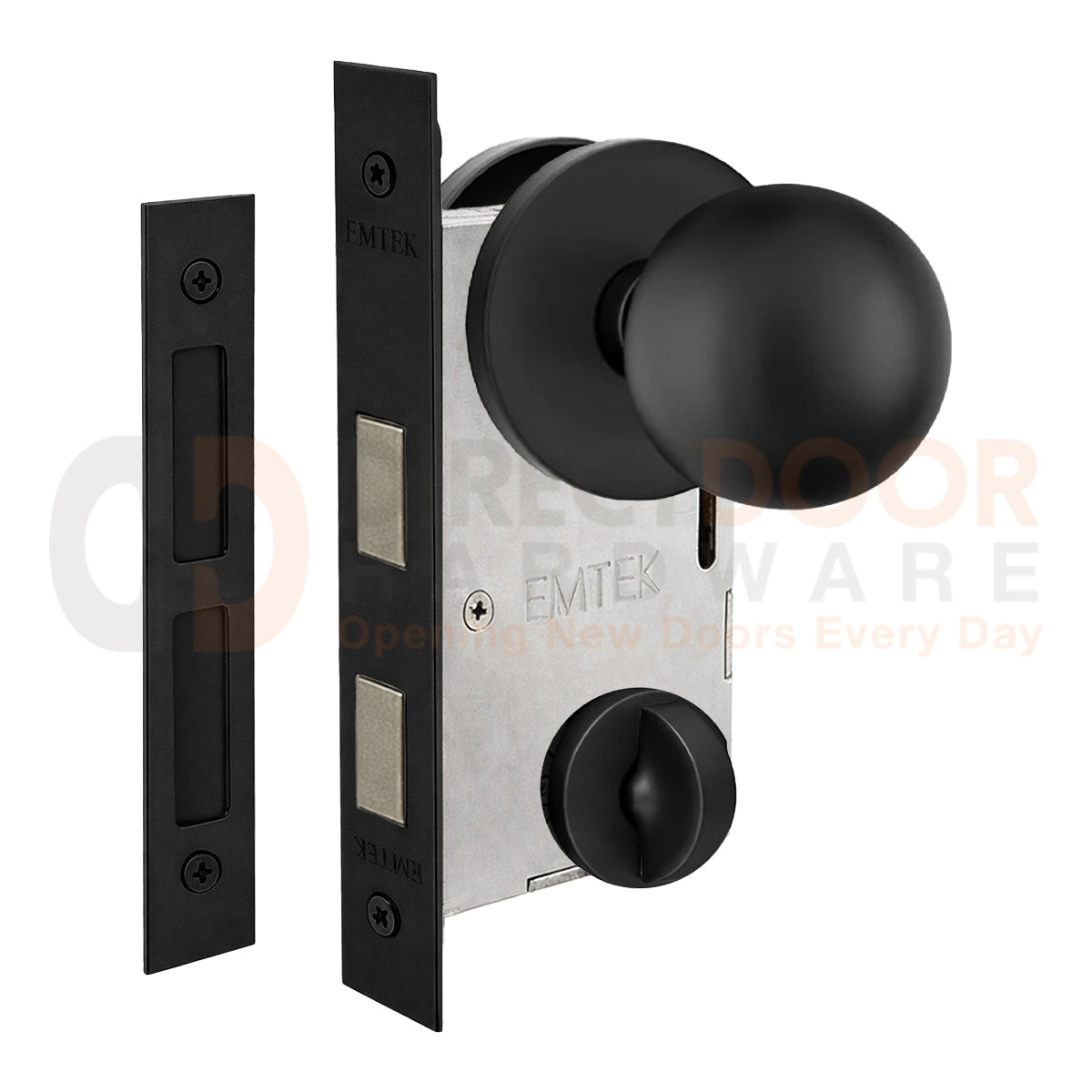 Emtek Orb Interior Mortise Knob with Disk Rosette