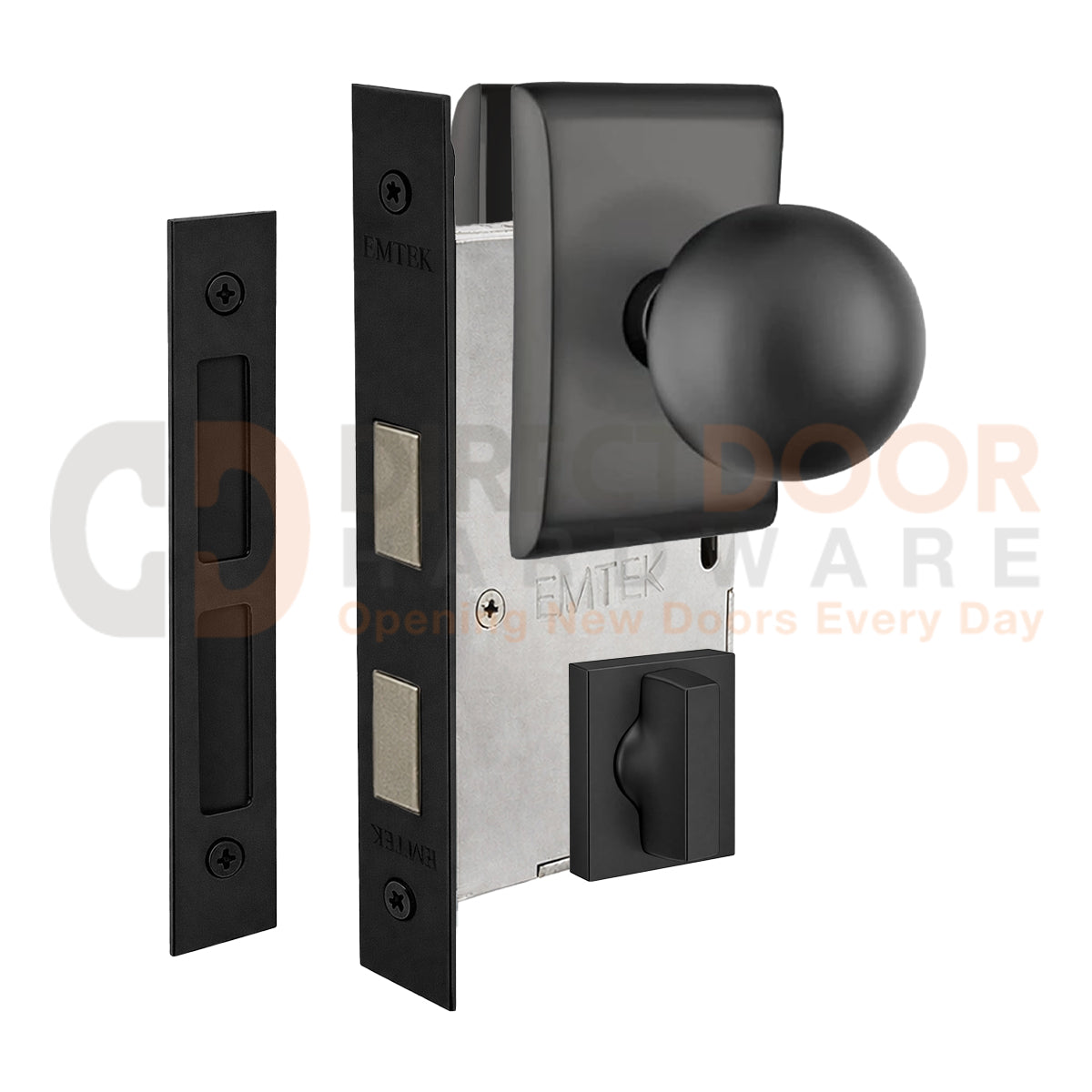 Emtek Orb Interior Mortise Knob with Neos Rosette