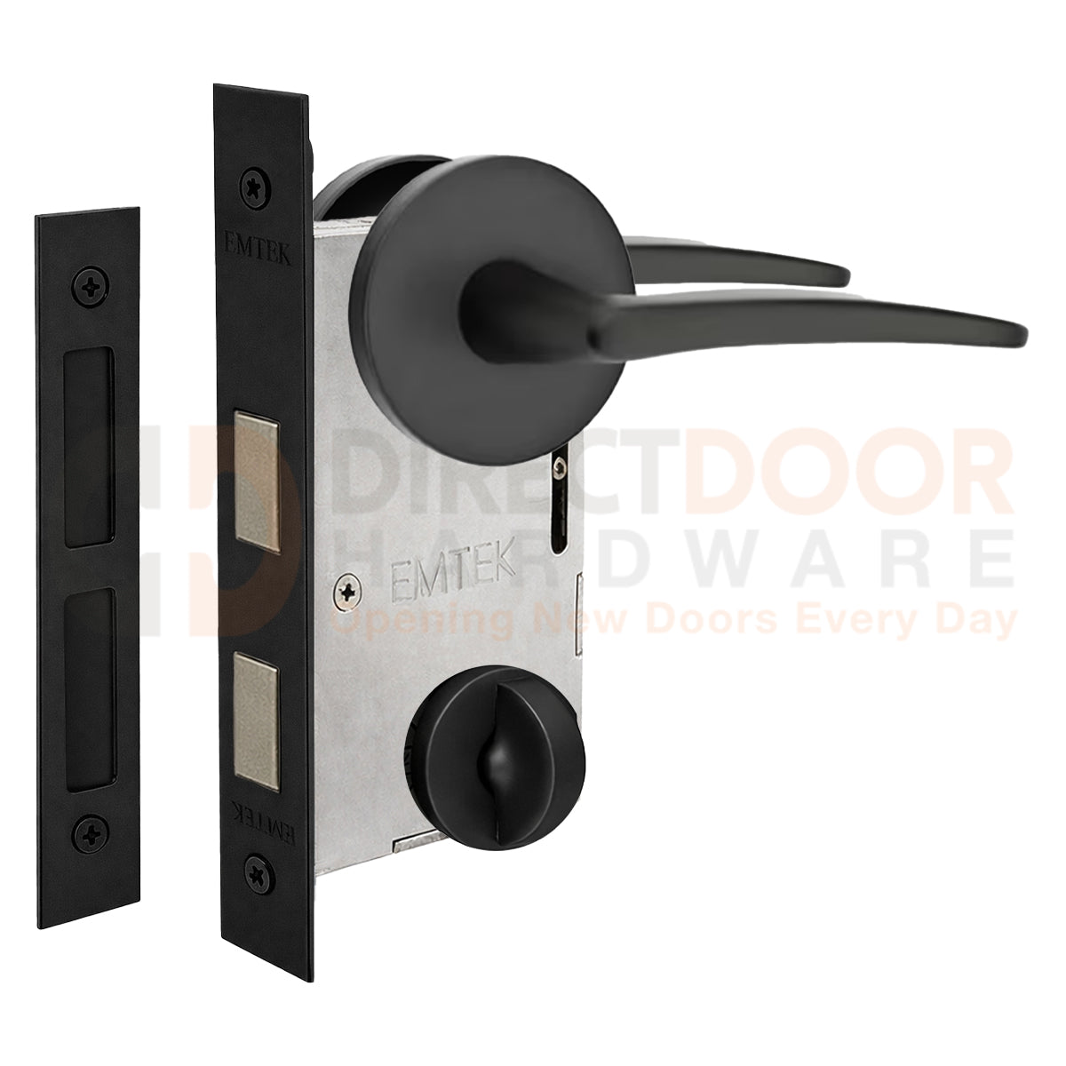Emtek Poseiden Interior Mortise Lever with Disk Rosette