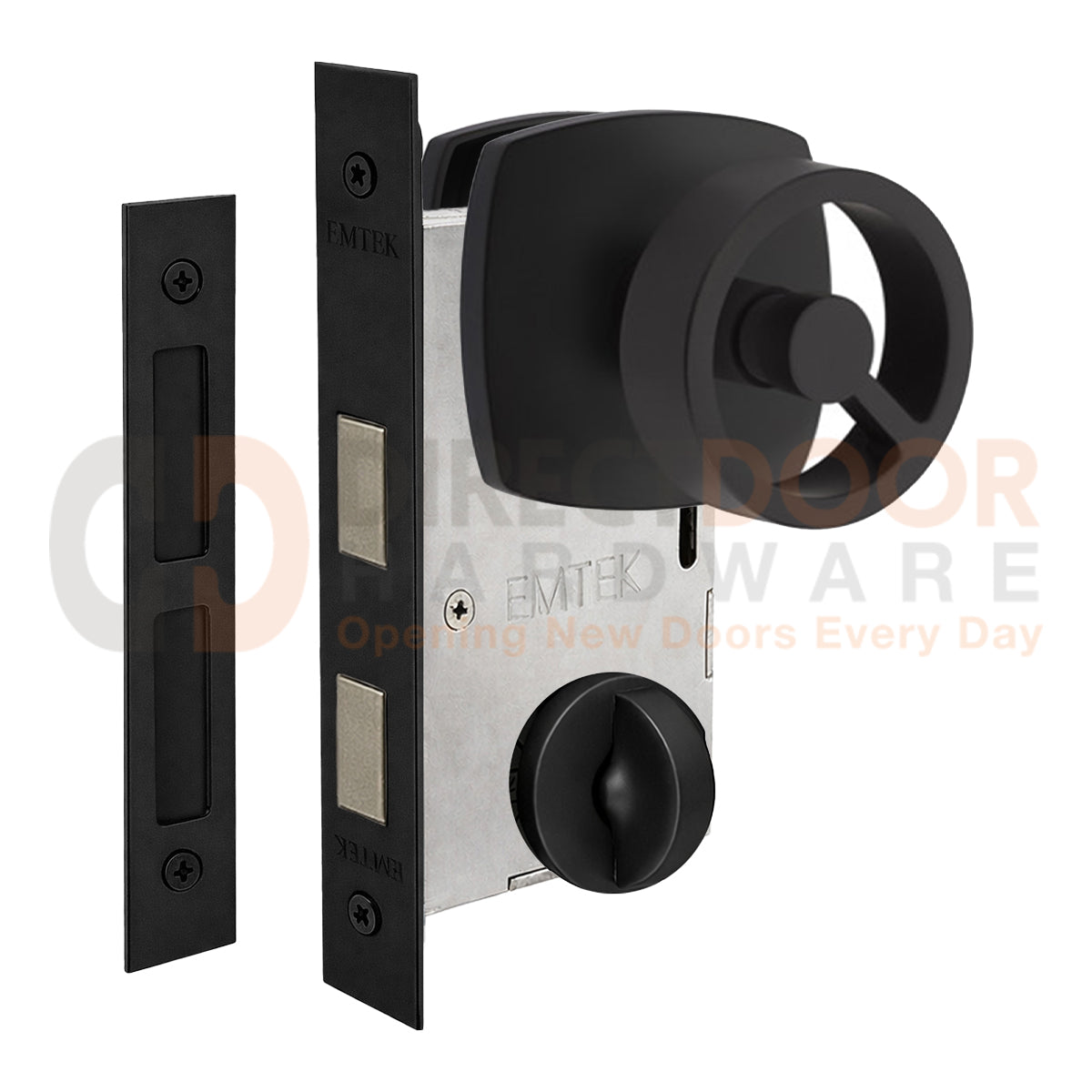 Emtek Spoke Interior Mortise Knob with Urban Rosette