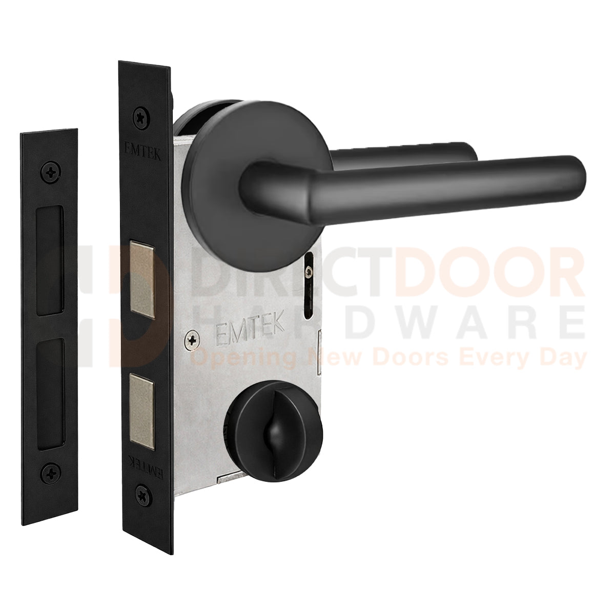 Emtek Stuttgart Interior Mortise Lever with Disk Rosette