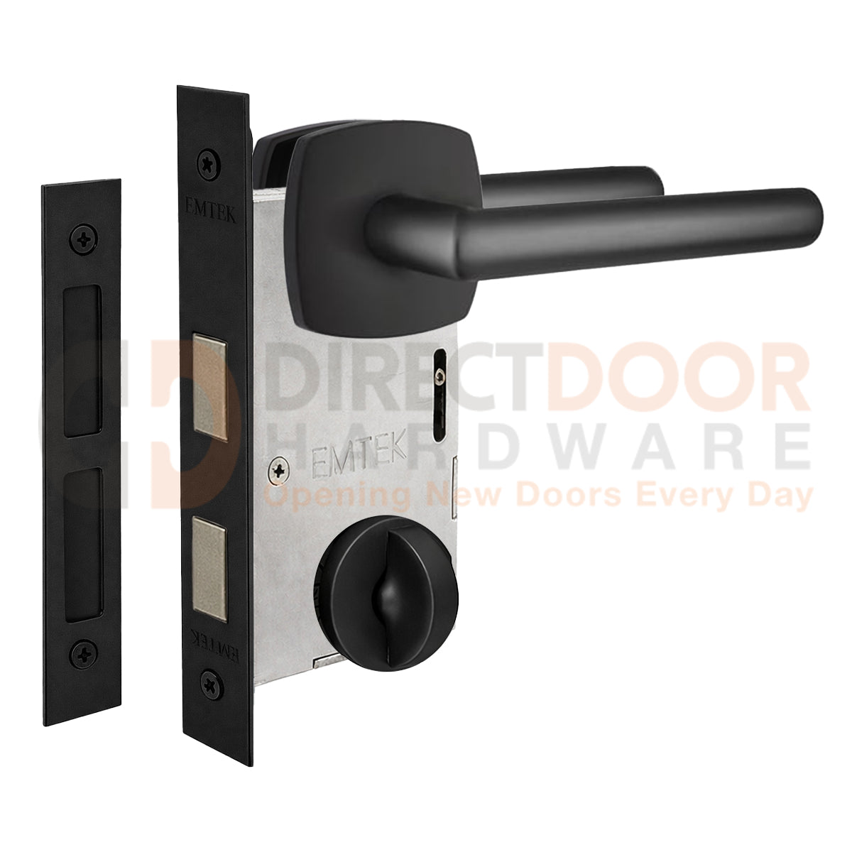 Emtek Stuttgart Interior Mortise Lever with Urban Rosette