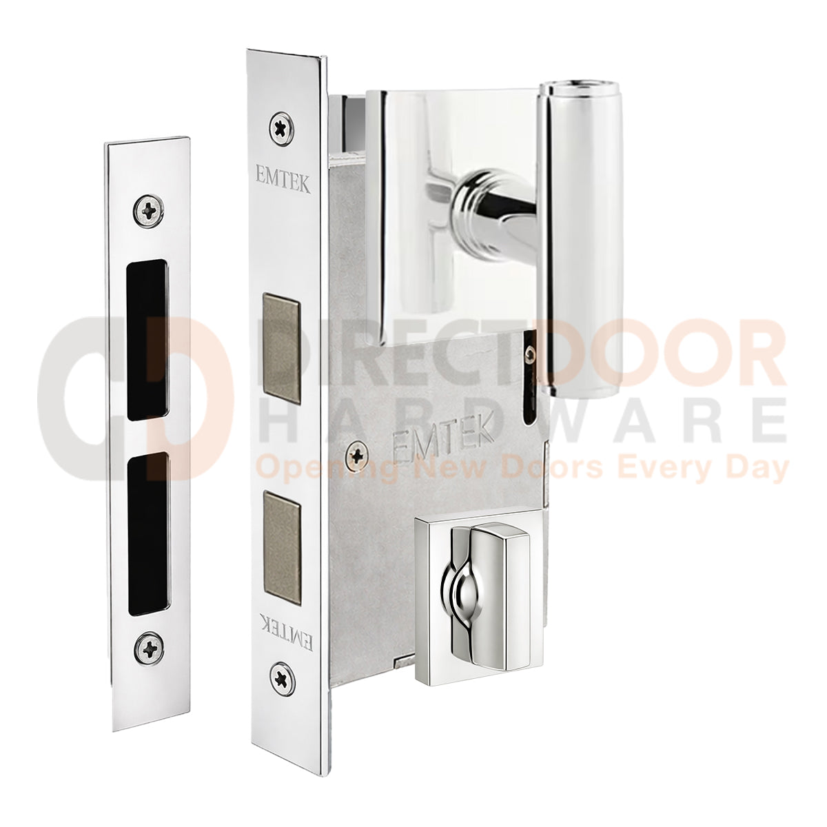 Emtek Ace Interior Mortise Knob with Square Rosette