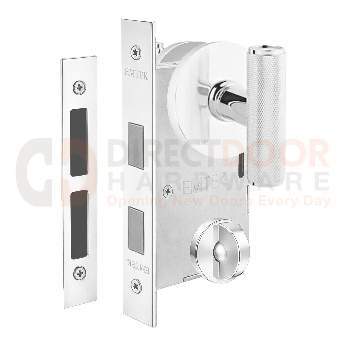 Emtek Ace Knurled Interior Mortise Knob with Disk Rosette