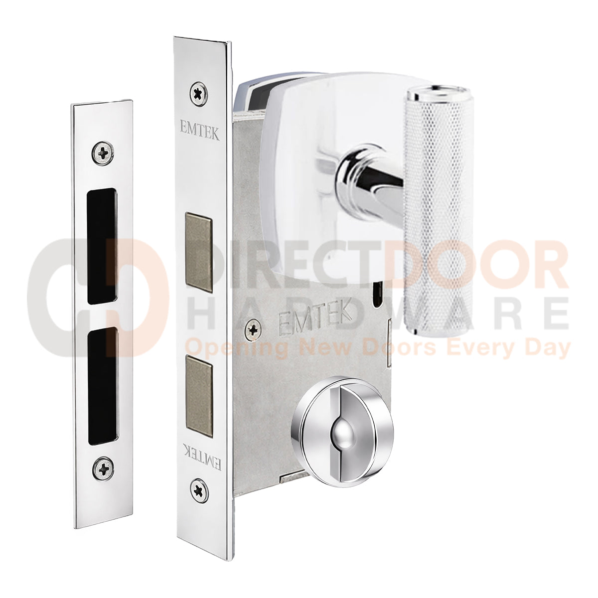 Emtek Ace Knurled Interior Mortise Knob with Urban Rosette