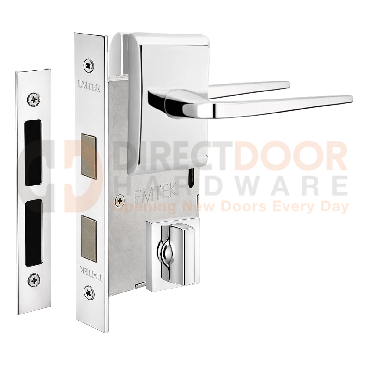 Emtek Athena Interior Mortise Lever with Neos Rosette