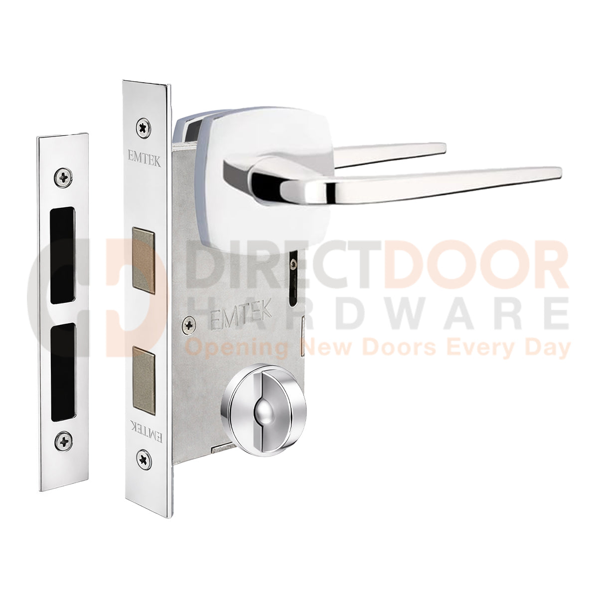 Emtek Athena Interior Mortise Lever with Urban Rosette