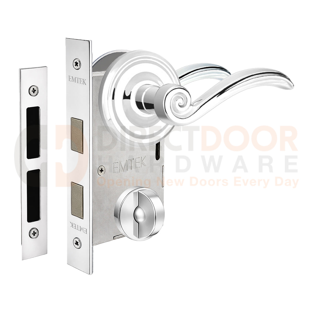 Emtek Elan Interior Mortise Lever with Regular Rosette