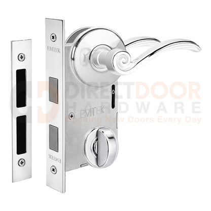Emtek Elan Interior Mortise Lever with Watford Rosette