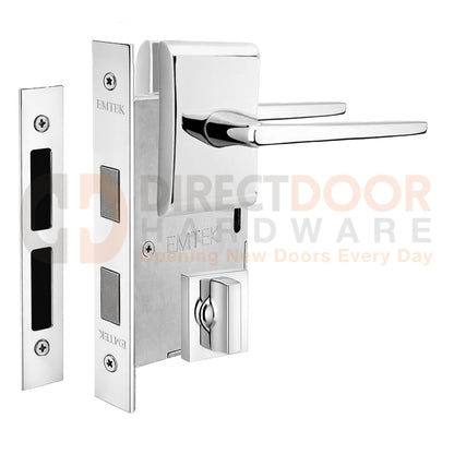 Emtek Hermes Interior Mortise Lever with Neos Rosette