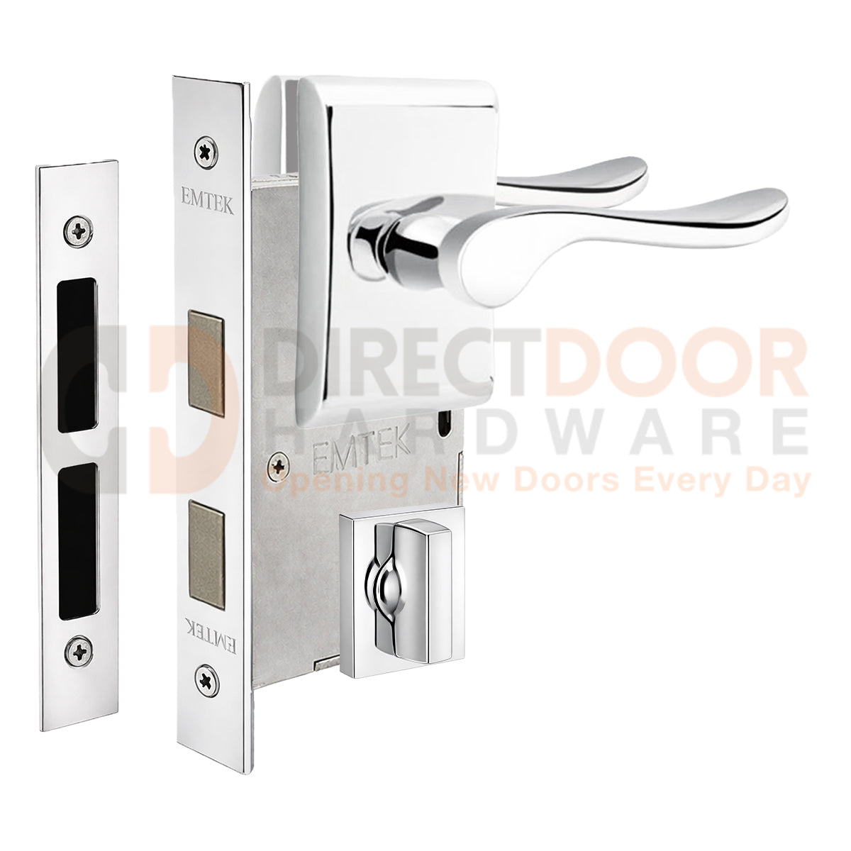 Emtek Luzern Interior Mortise Lever with Neos Rosette