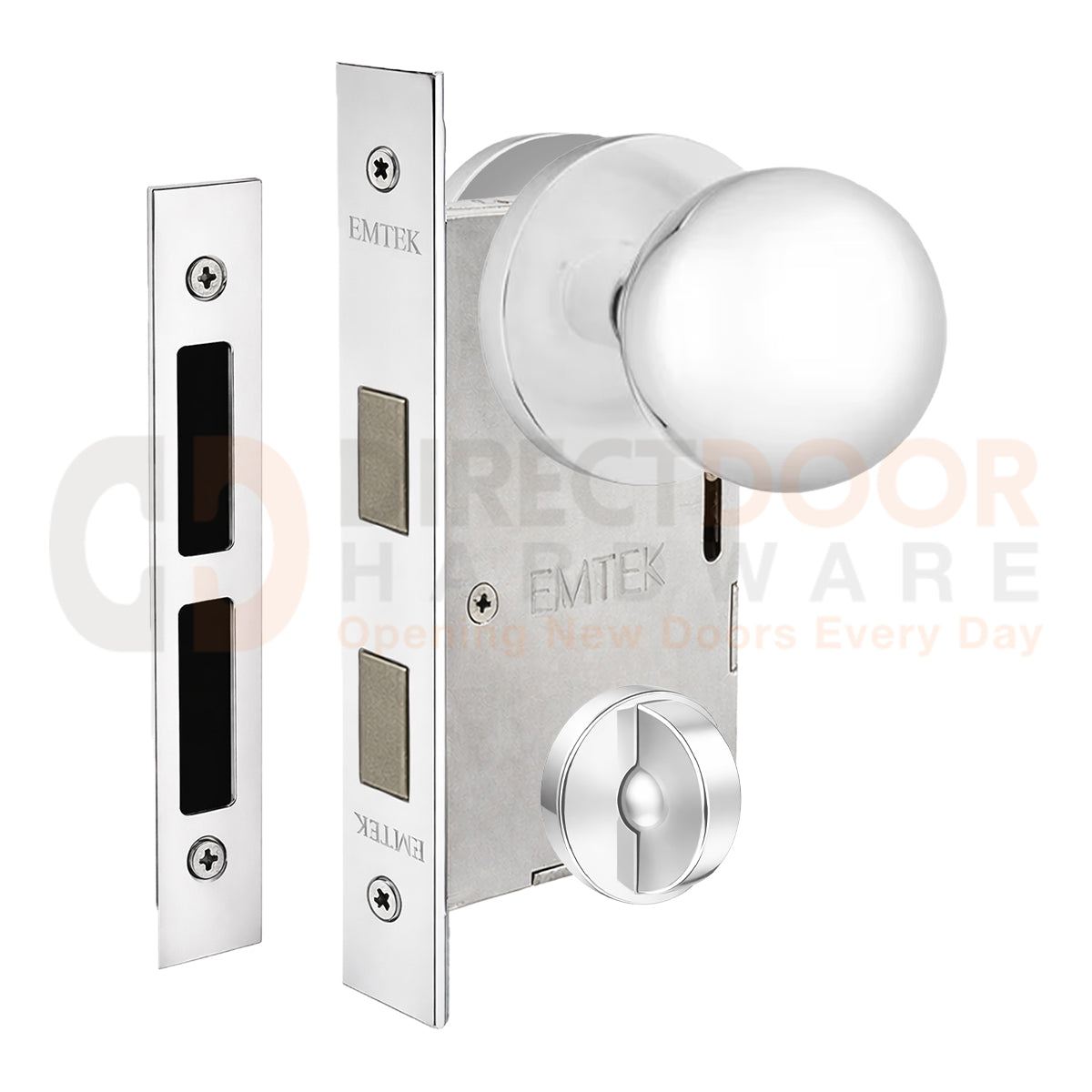 Emtek Orb Interior Mortise Knob with Disk Rosette