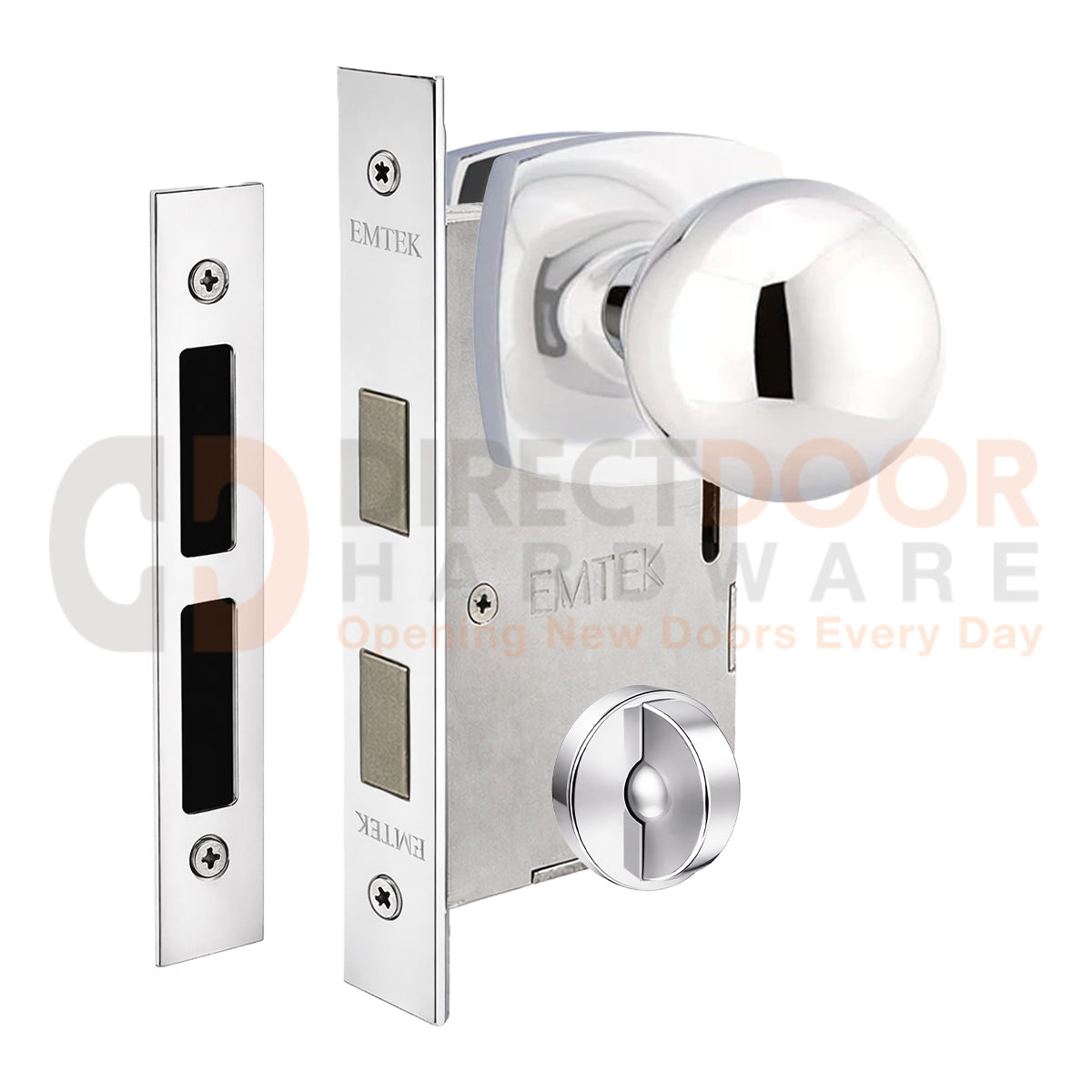 Emtek Orb Interior Mortise Knob with Urban Rosette