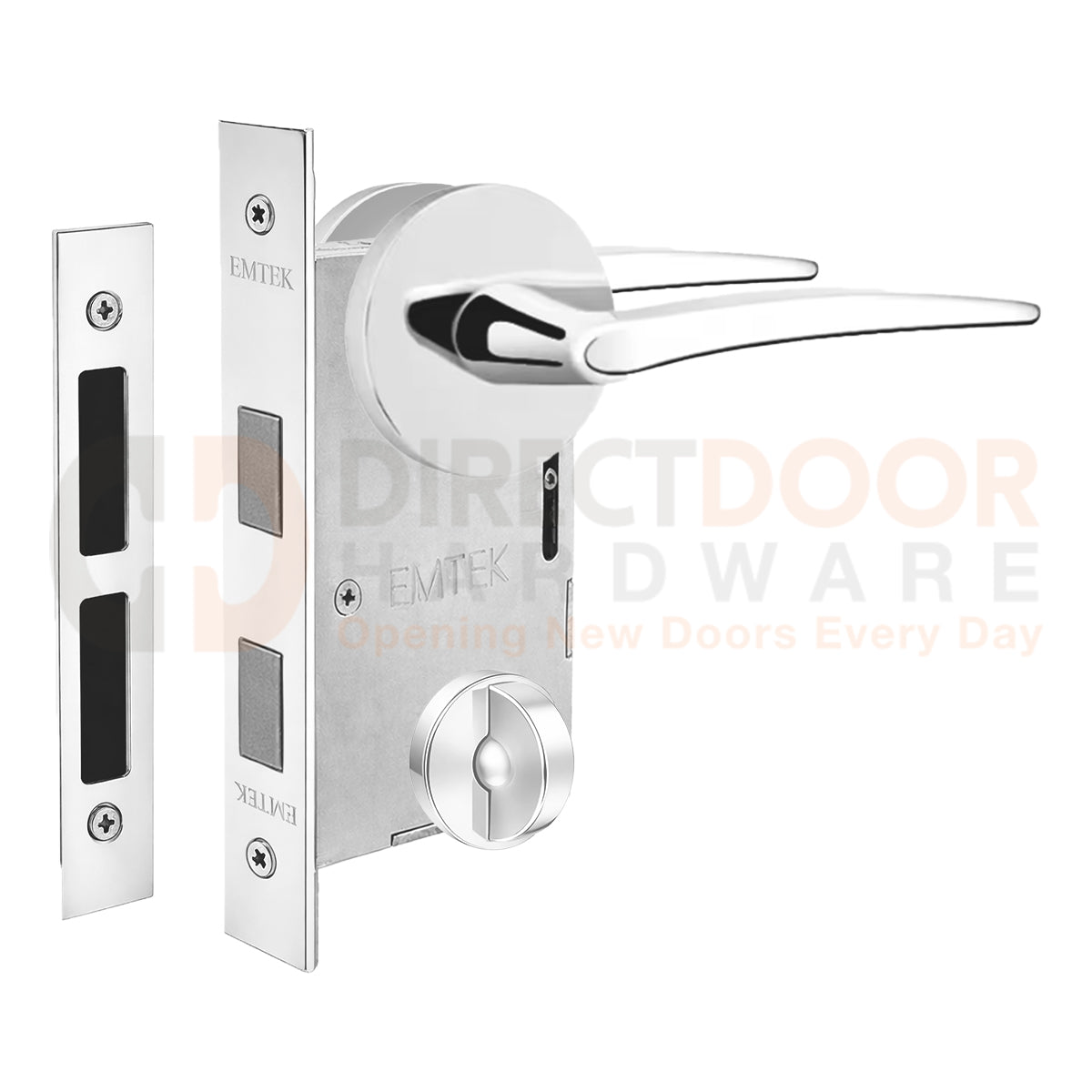 Emtek Poseiden Interior Mortise Lever with Disk Rosette