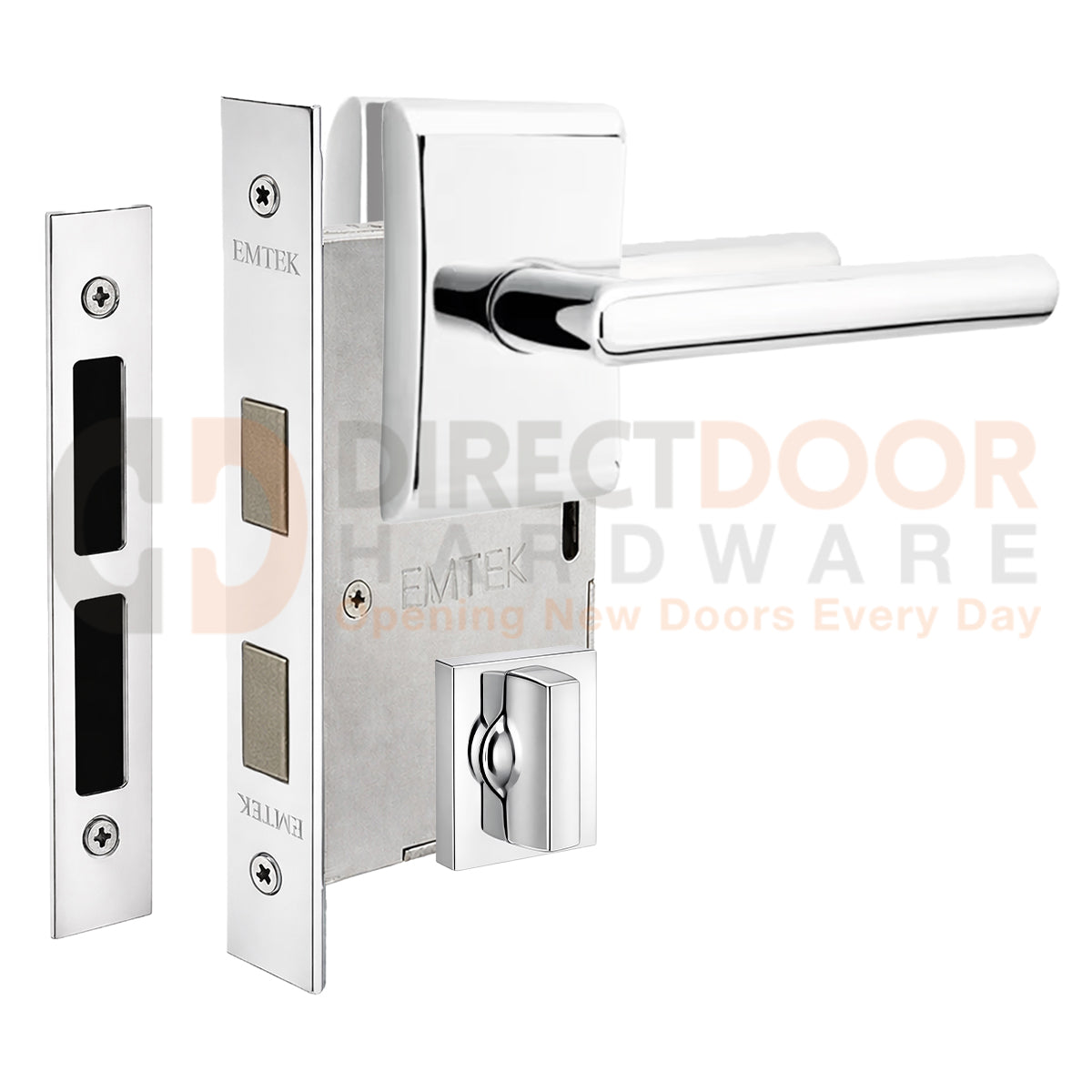 Emtek Stuttgart Interior Mortise Lever with Neos Rosette