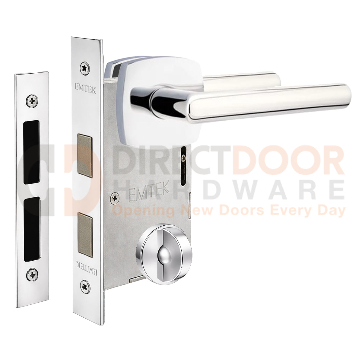 Emtek Stuttgart Interior Mortise Lever with Urban Rosette