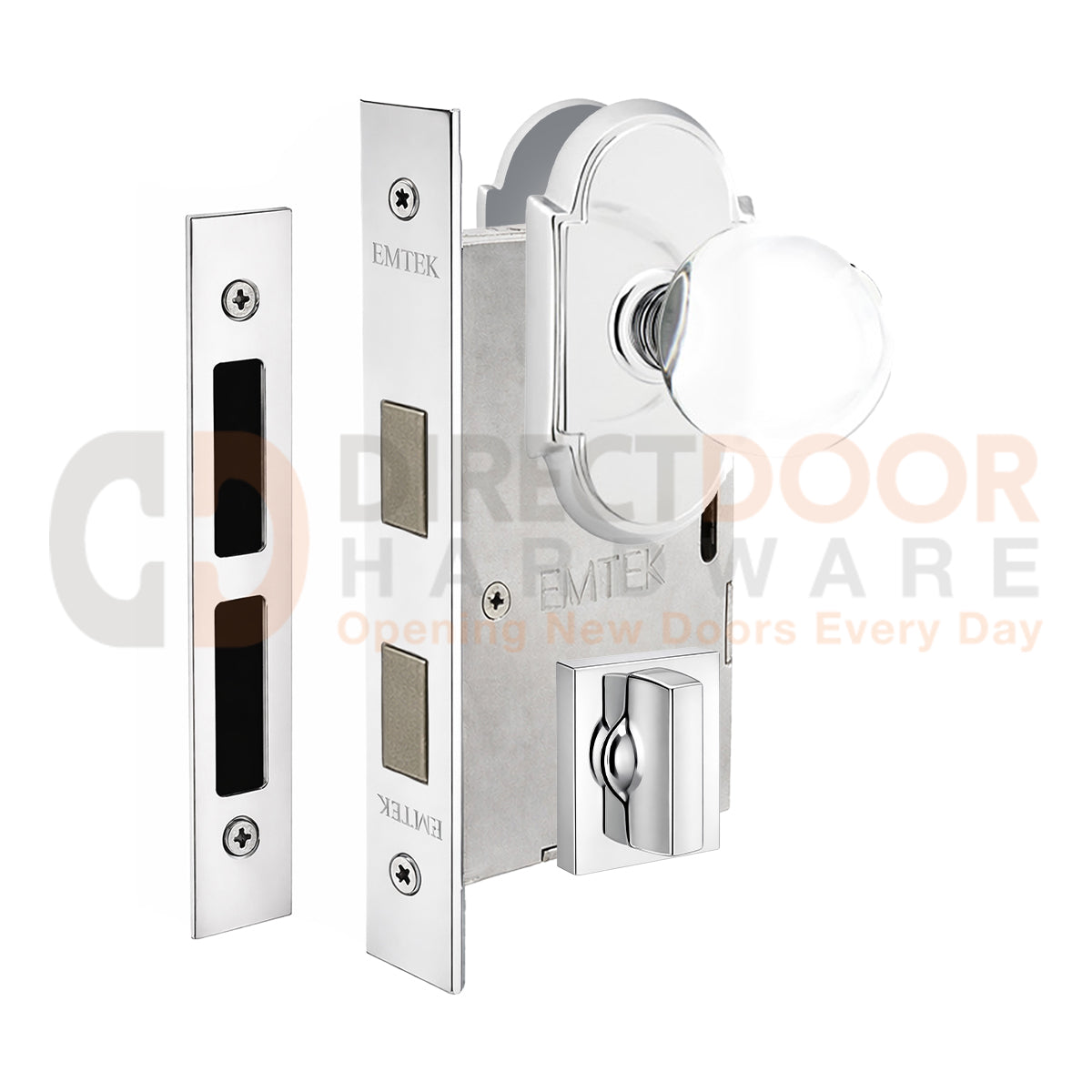 Emtek Bristol Interior Mortise Knob with #8 Rosette