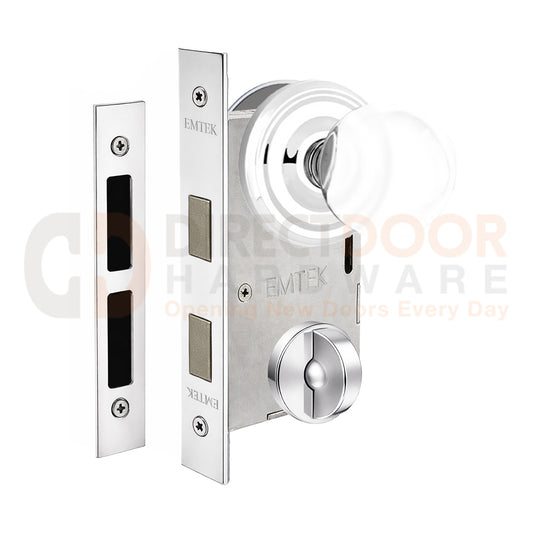Emtek Bristol Interior Mortise Knob with Regular Rosette