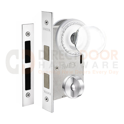 Emtek Bristol Interior Mortise Knob with Rope Rosette