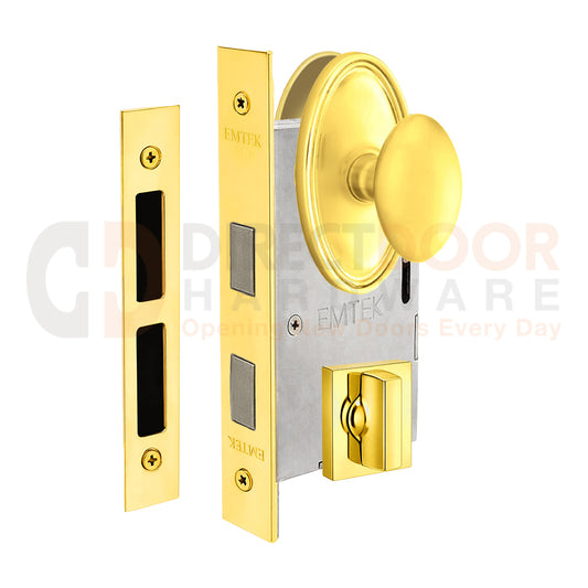Emtek Egg Interior Mortise Knob with Oval Rosette