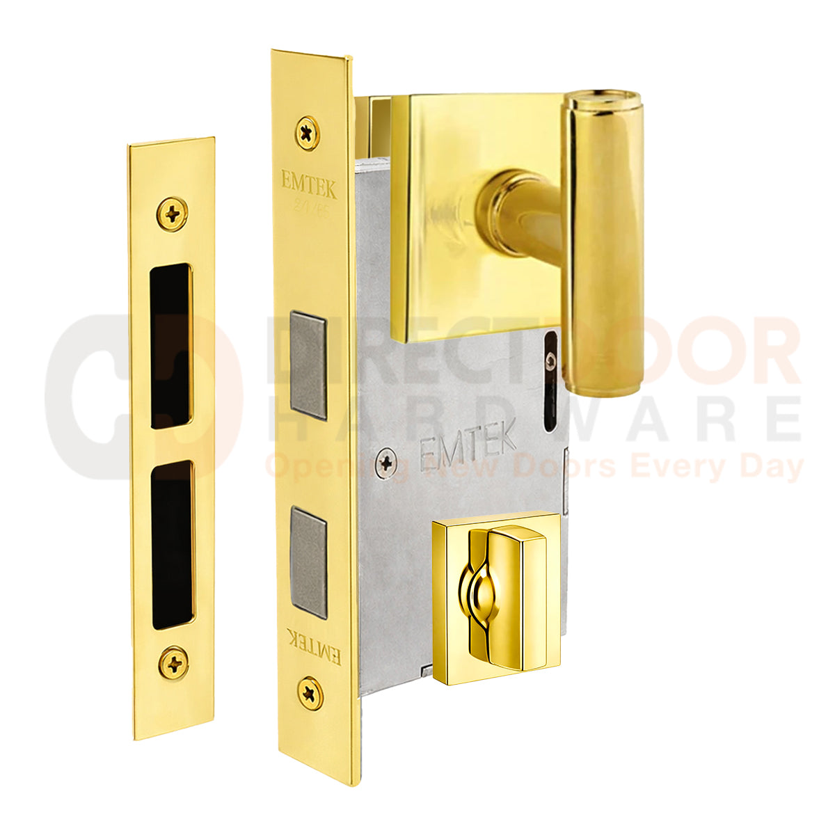 Emtek Ace Interior Mortise Knob with Square Rosette