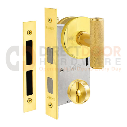 Emtek Ace Knurled Interior Mortise Knob with Disk Rosette
