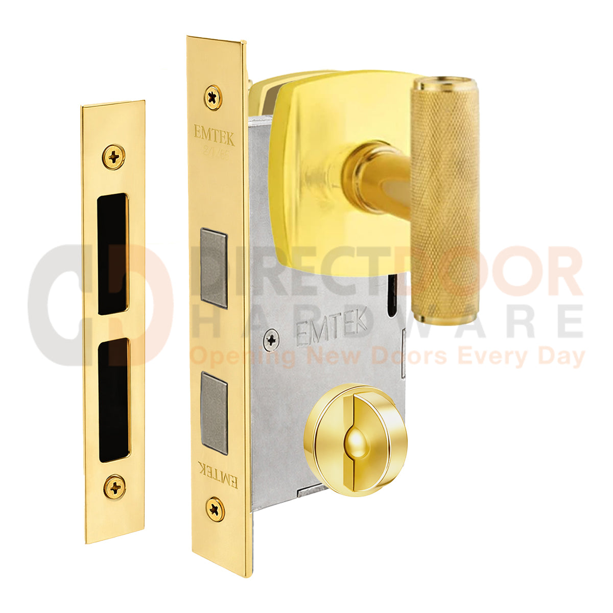 Emtek Ace Knurled Interior Mortise Knob with Urban Rosette