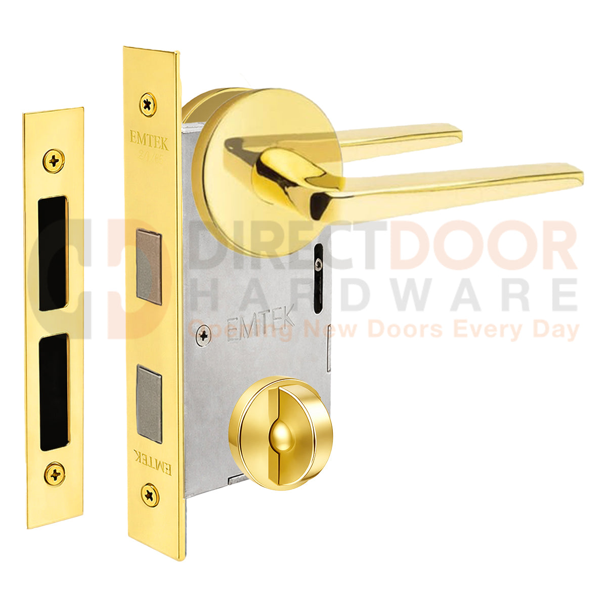 Emtek Athena Interior Mortise Lever with Disk Rosette