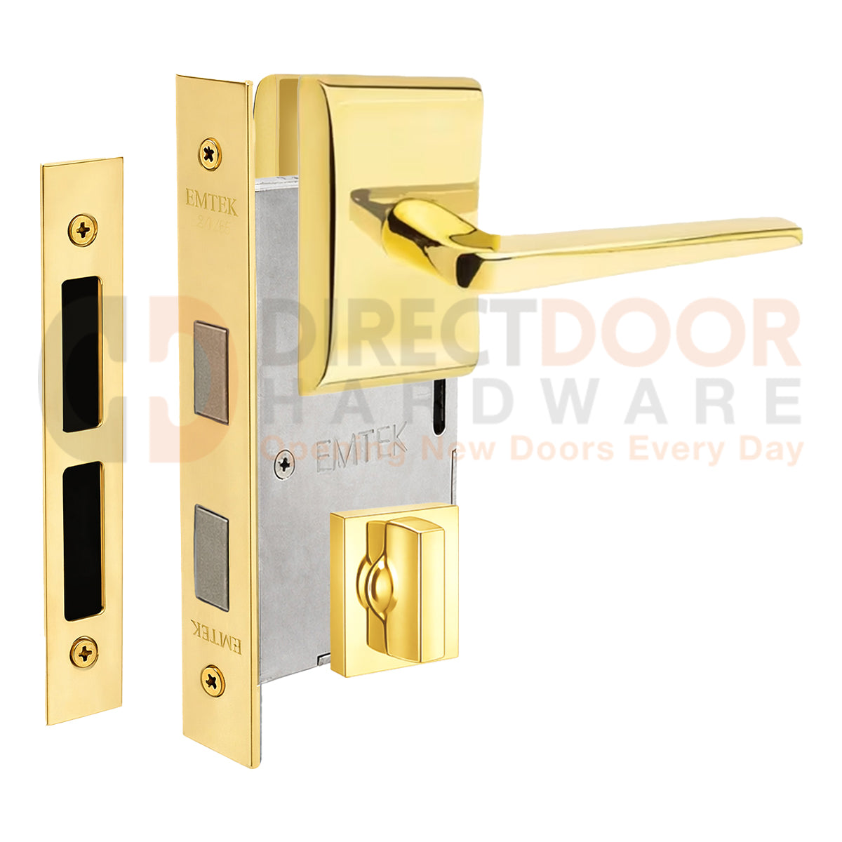 Emtek Athena Interior Mortise Lever with Neos Rosette