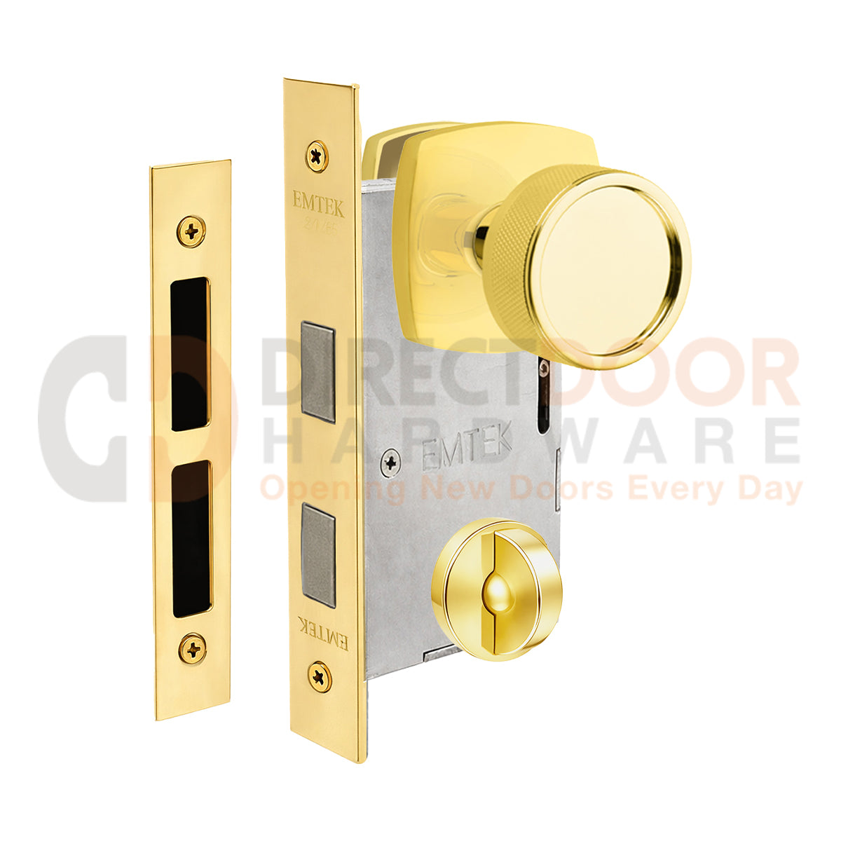 Emtek Conical Marble Interior Mortise Lever with Urban Rosette