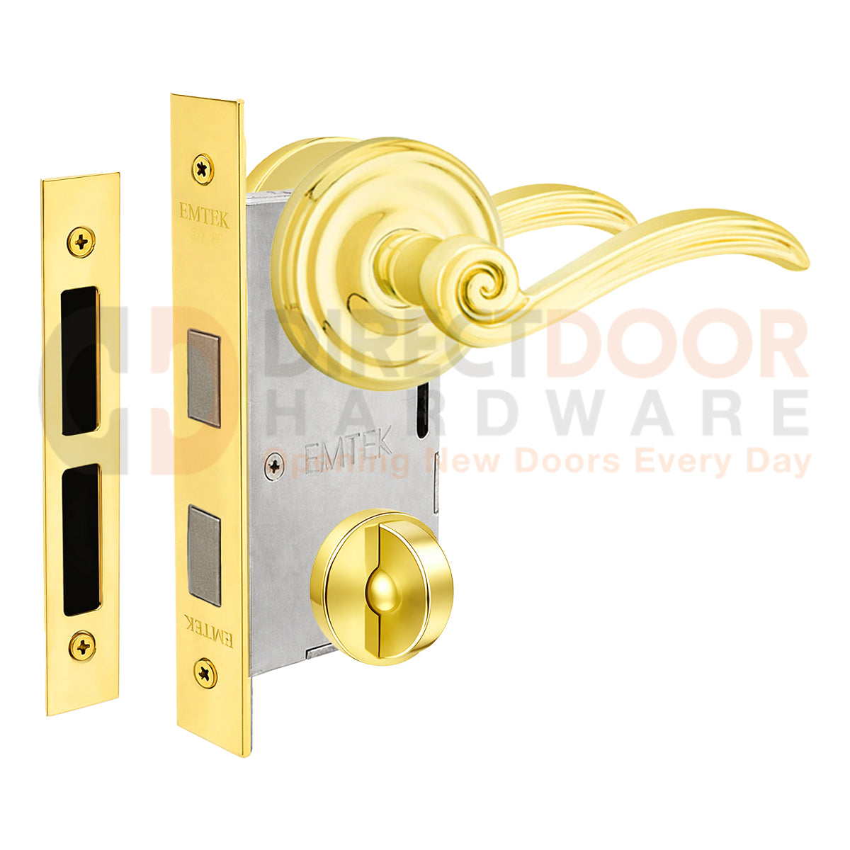 Emtek Elan Interior Mortise Lever with Regular Rosette