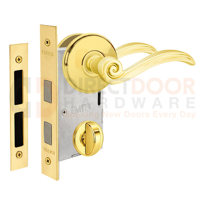 Emtek Elan Interior Mortise Lever with Watford Rosette