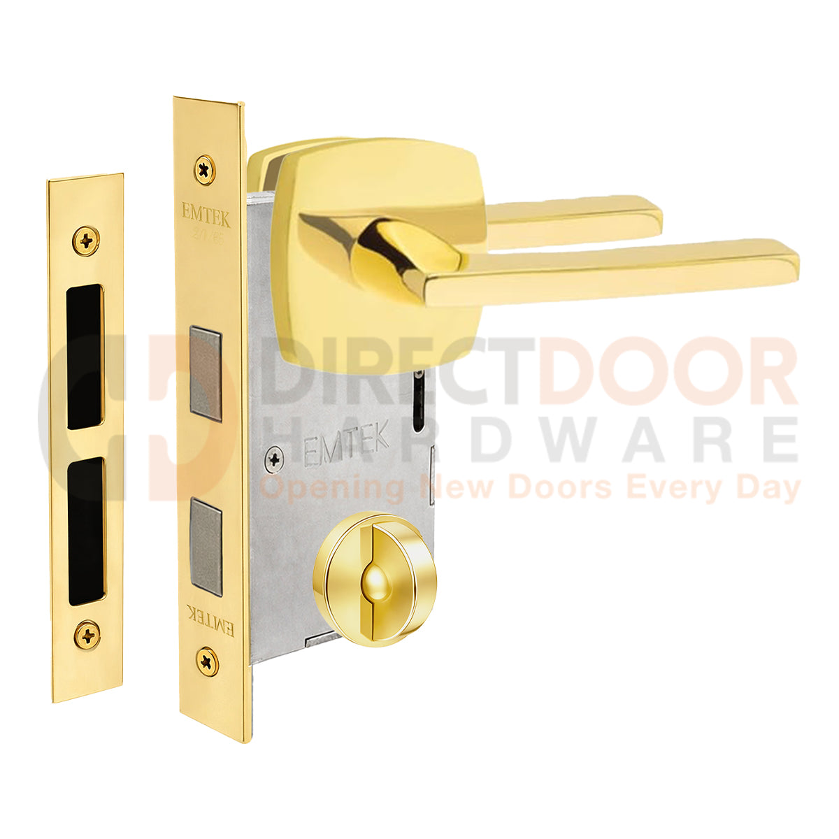 Emtek Helios Interior Mortise Lever with Urban Rosette